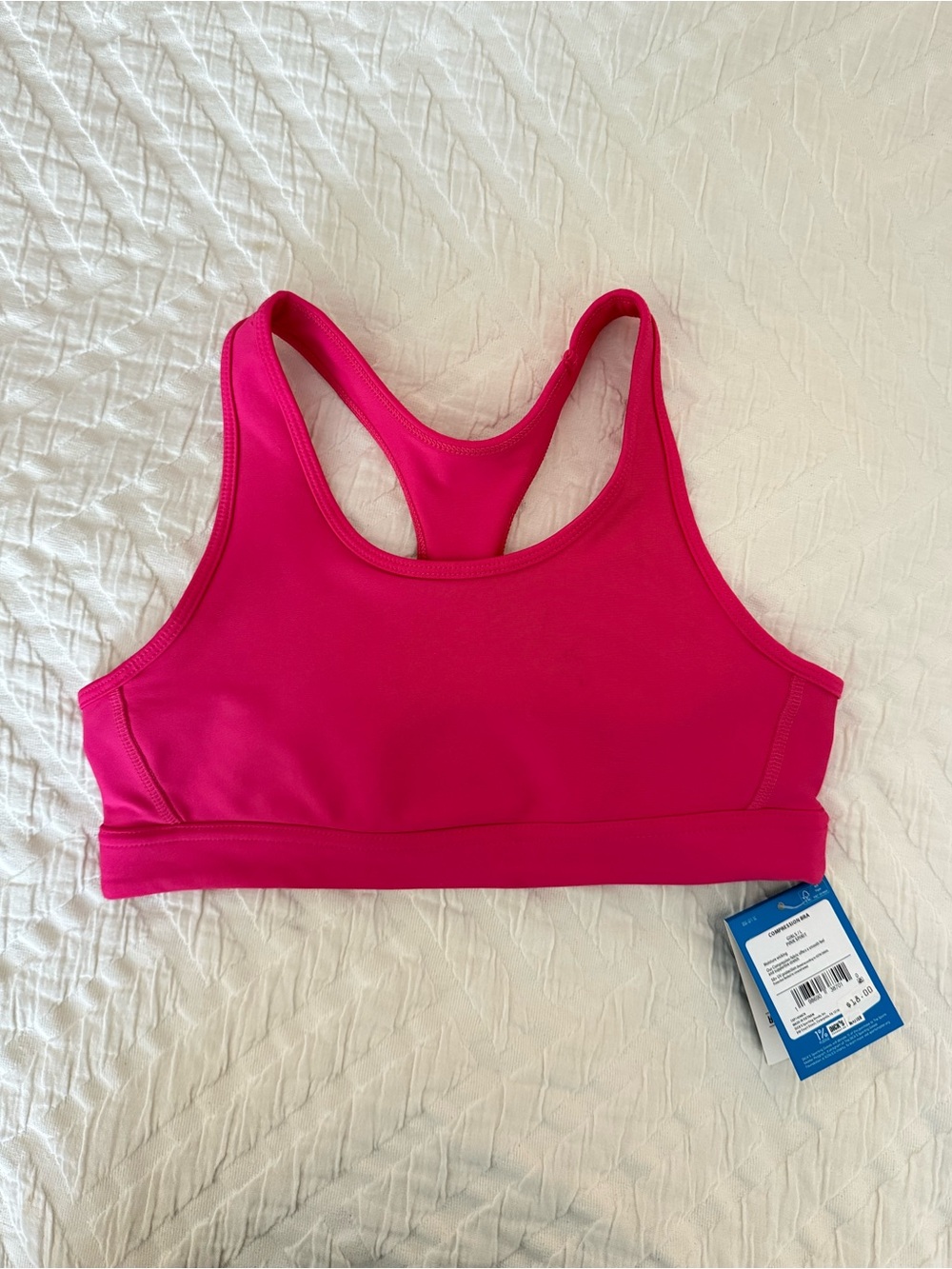 Dick’s Sporting Goods DSG Racerback Sports Bra - Hot Pink- Large 14 Girl- NWT